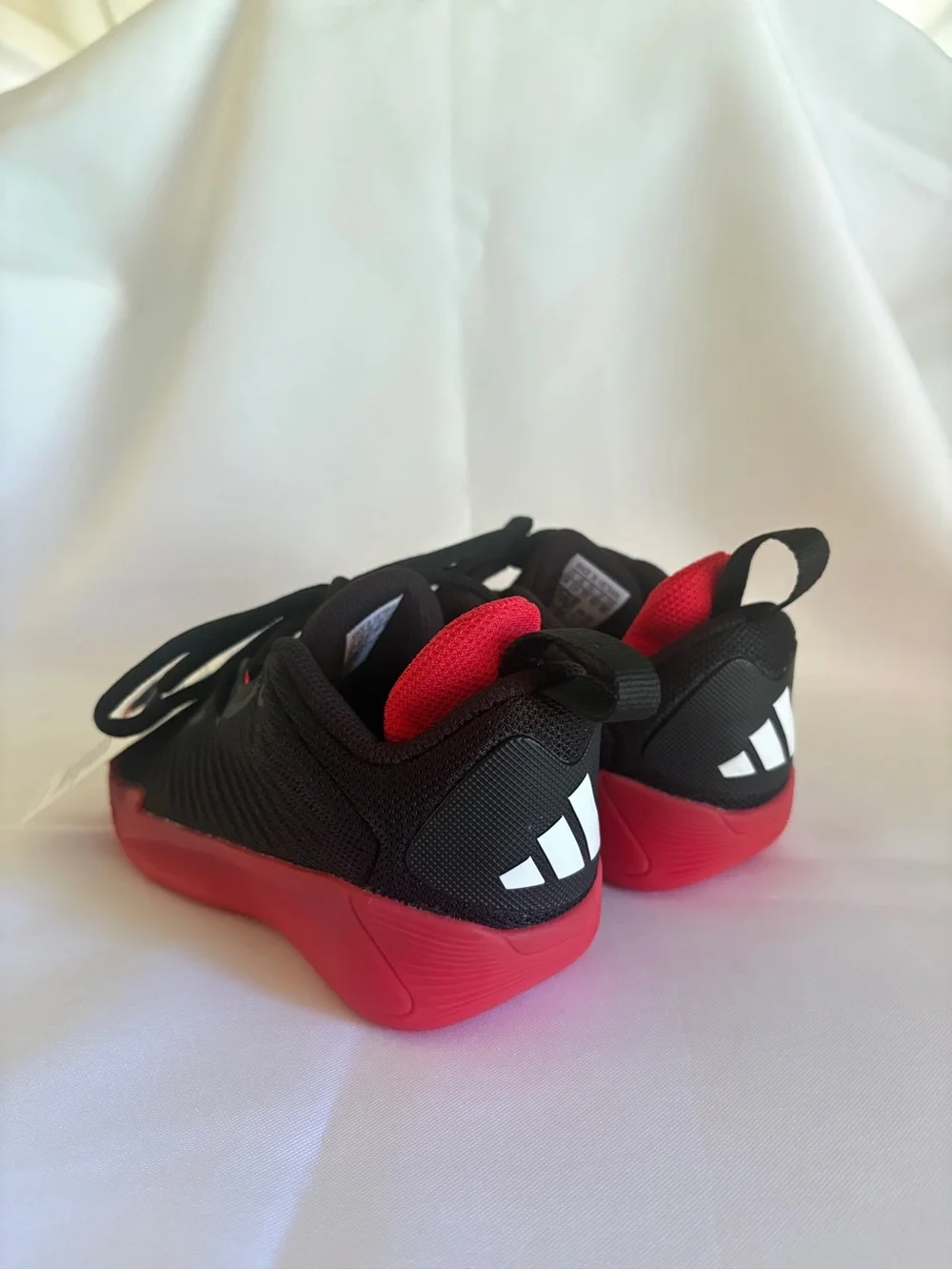 Adidas Kids Black and Red Athletic Sneakers 13T NEW
